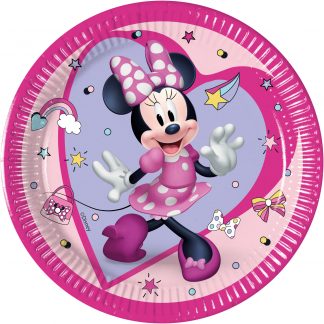 Party / Rođendan Papirnati Tanjuri - Minnie, 19,50cm, 8kom