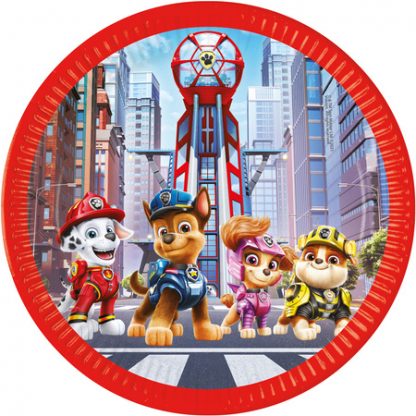 Party / Rođendan Papirnati Tanjuri - Paw Patrol - Psići u Ophodnji, 23cm, 8kom