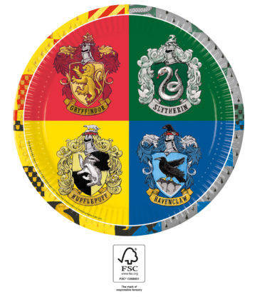 Party / Rođendan Papirnati Tanjuri - Harry Potter, 23cm, 8kom