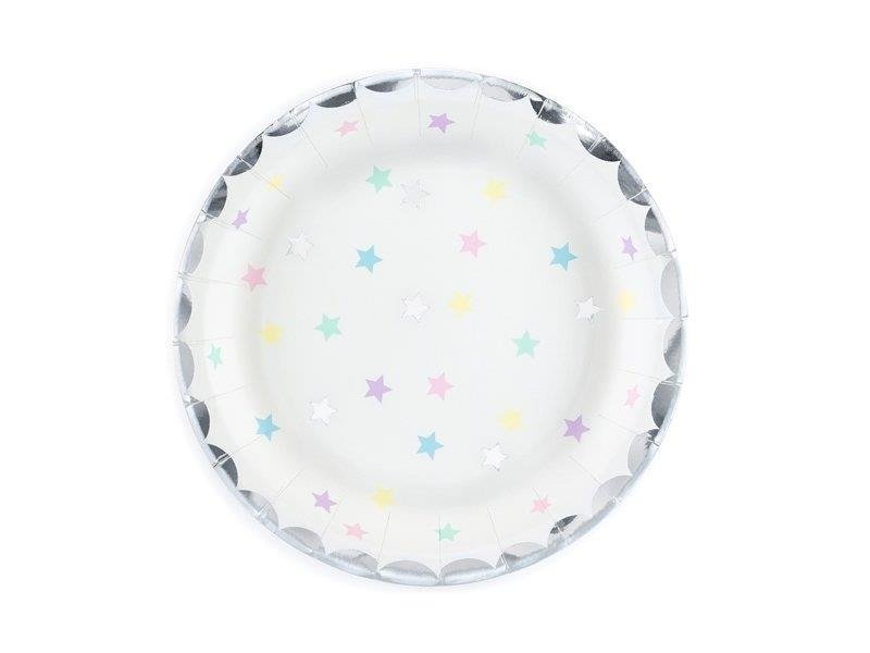 Party Papirnati Tanjuri - Jednorog, 18cm, 6kom