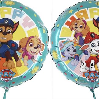 Folijski Balon - Psići U Ophodnji - Paw Patrol - Okrugli (~46 cm)