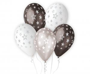 Party / Rođendan Balon - Srebrni, 33cm (6kom)