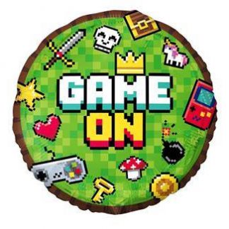 Folijski Balon - Game On, Okrugli (~36 cm)
