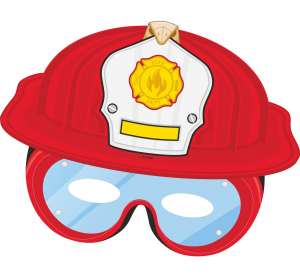 Papirnate Maske - Vatrogasac, 3 kom