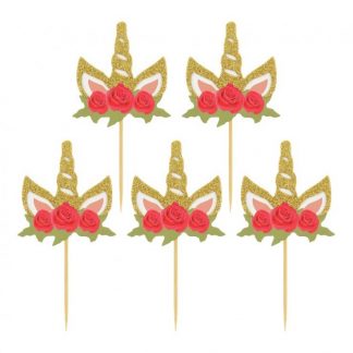Toper Za Tortu / Muffine - Jednorog, 6kom, 10cm