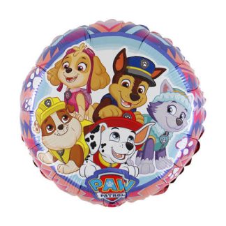 Folijski Balon - Psići U Ophodnji - Paw Patrol - Okrugli (~46 cm)