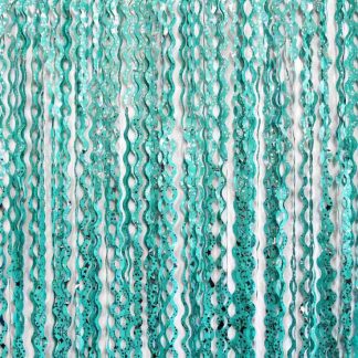 Party Zavjesa - Swirls Tirkizne, 100x200 cm