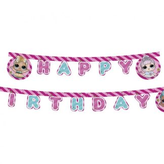 Banner Happy Birthday - LOL, 2,1m