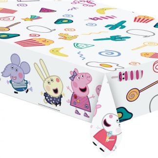 Peppa Pig party stolnjak unosi veselje i šareni dizajn u svaku dječju proslavu. Zaštitite stol i stvorite savršenu zabavu.