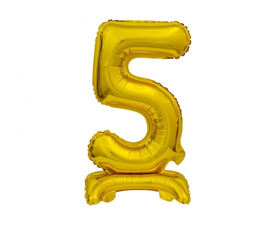 Party / Rođendan Balon Broj 5 - Samostojeći, 38cm