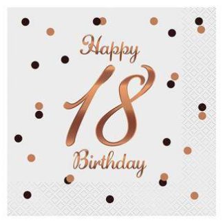 Salvete - Happy 18 Birthday, 33x33, 20kom