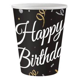 Papirnate Čaše Za Party / Rođendan - Happy Birthday, 250mL, 6 kom