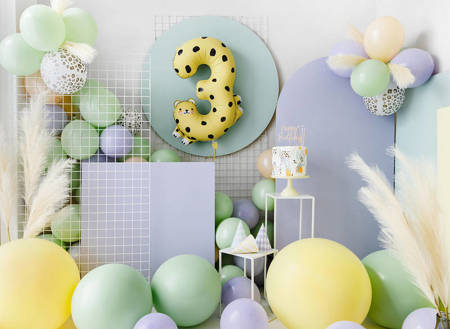 Party / Rođendan Balon Broj 3 - Leopard ~ 68x98cm - Slika 4