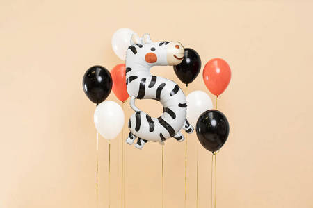 Party / Rođendan Balon Broj 5 - Zebra~ 68x91cm - Slika 2
