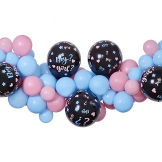 Party Balon Girlanda Set - He Or She