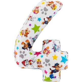 Party / Rođendan Balon Broj 4 - Paw Patrol ~ 66cm