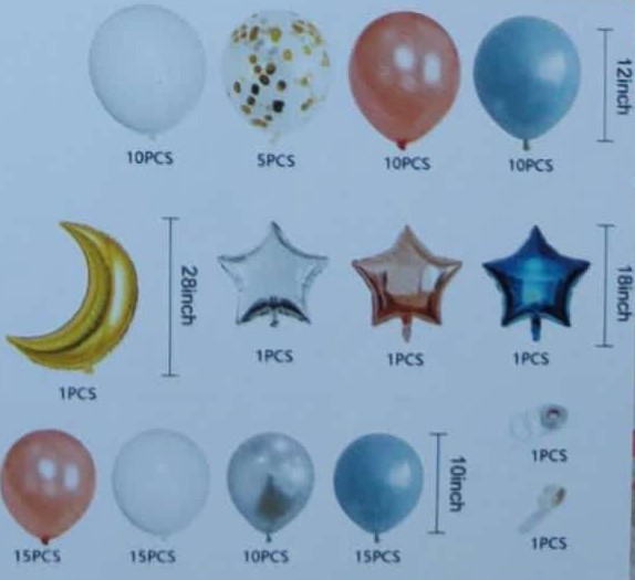 Party / Rođendan Balon Girlanda Set - Slika 2