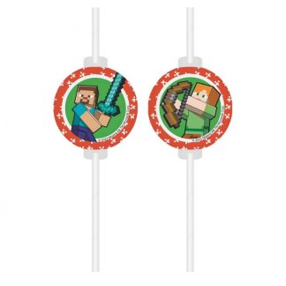 Papirnate Slamke - Minecraft, 4kom