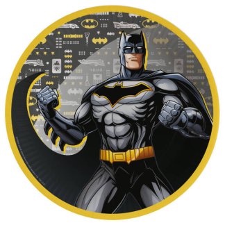 Party / Rođendan Papirnati Tanjuri - Batman, 23cm, 8kom