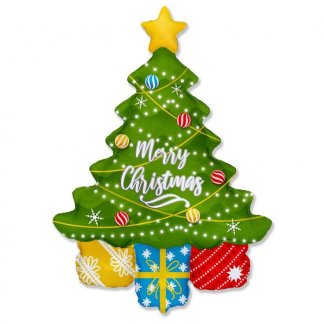 Folijski Balon - Božićno Drvce (~109x69cm)