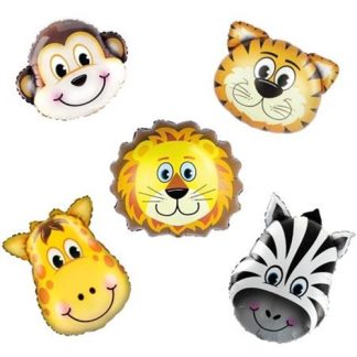 Folijski Balon - Safari Životinje 5 Kom (26x35 cm)