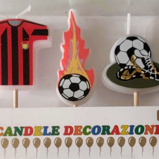 Rođendanske Svijeće Za Tortu - Nogomet, 3 kom