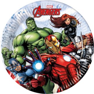 Papirnati Tanjuri - Avengers, 19,5cm, 8kom