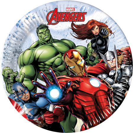 Papirnati Tanjuri - Avengers, 19,5cm, 8kom