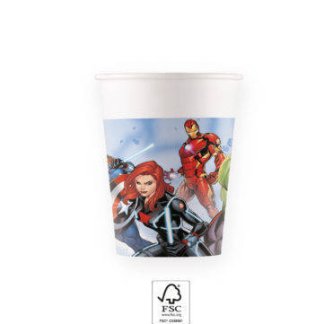 Papirnate Čaše - Avengers, 200mL, 8kom
