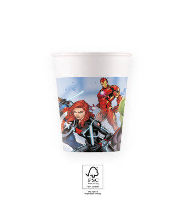 Papirnate Čaše - Avengers, 200mL, 8kom