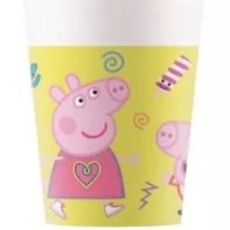 Peppa Pig papirnate čaše unose veselje u svaku dječju proslavu uz šareni dizajn i praktičnu upotrebu. Naručite i stvorite savršenu party atmosferu! 🎉