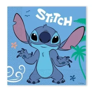 Rođendanske Salvete - Lilo i Stitch, 33x33cm, 20kom