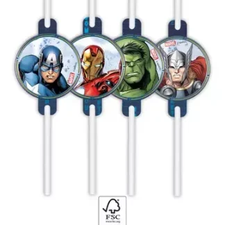 Papirnate Slamke - Avengers, 4 kom