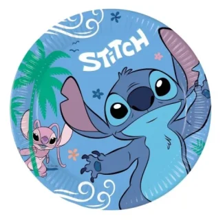 Party / Rođendan Papirnati Tanjuri - Lilo i Stitch, 23cm, 8kom
