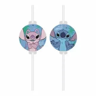 Lilo i Stitch papirnate slamke (4 kom) sa šarenim motivima za veseli dječji party. Dodaj u košaricu i podigni atmosferu uz svaki gutljaj!
