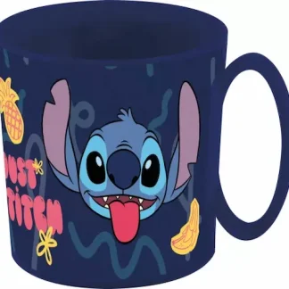 Stitch BPA free plastična šalica 350 mL s razigranim motivom za sigurnu dječju upotrebu. Dodaj u košaricu i razveseli mališane svakim gutljajem!
