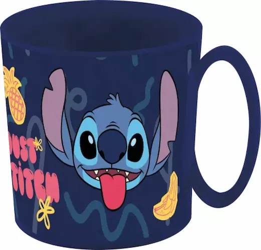 Stitch BPA free plastična šalica 350 mL s razigranim motivom za sigurnu dječju upotrebu. Dodaj u košaricu i razveseli mališane svakim gutljajem!