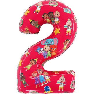 Party / Rođendan Balon Broj 2 - Cocomelon ~ 66cm