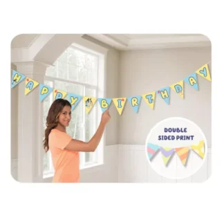 Banner Natpis Happy Birthday - Bluey, ~4,5m
