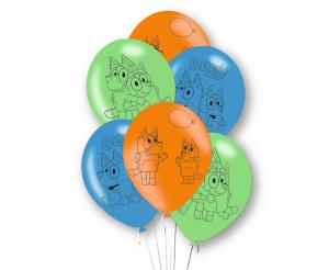 Balon Set – Bluey, 6 kom ~27,50cm