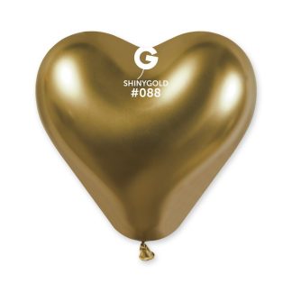 Lateks Balon Srce Gemar CRB12/88 - Shiny Zlatna ~ 30cm (1 kom)