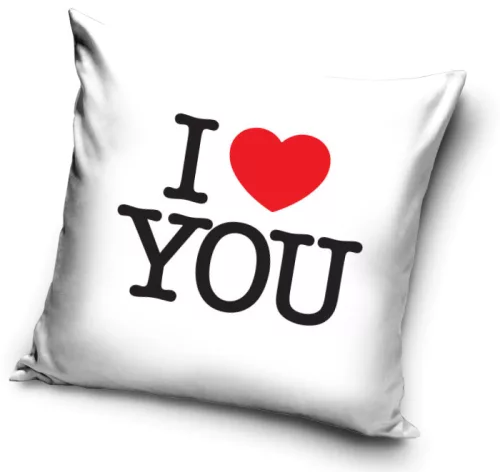 Jastučnica I Love You 40x40 cm
