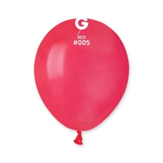 Lateks Balon Gemar A50/005 Pastel Crvena, 13cm (1 kom)