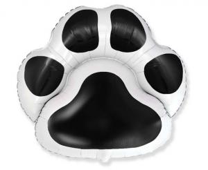 Folijski Balon - Šapa, Crna ~60 cm