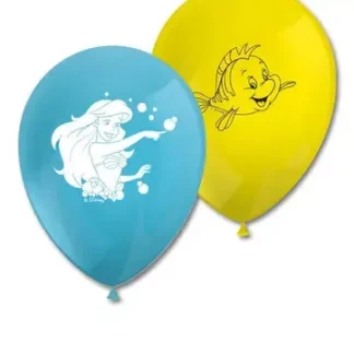 Set Balona - Disney Princeza Ariel, 8 Balona, 28cm