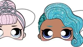 Papirnate Maske - LOL Surprise, 6 kom