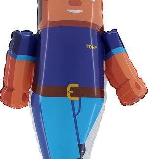 Folijski Balon - Minecraft Tony Steve (~50x76 cm)