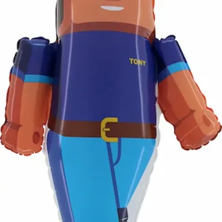 Folijski Minecraft balon s likom Stevea dimenzija oko 50 x 76 cm, upečatljiv i razigran dizajn za prave fanove. Savršen za rođendane – stvara uzbuđenje i pravi gaming doživljaj.