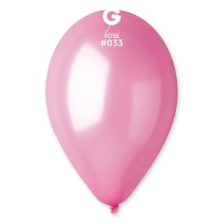 Lateks Balon Gemar GM110/033 Metalik Roza, 30cm (1 kom)