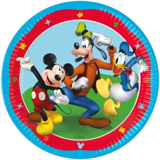 Party / Rođendan Papirnati Tanjuri - Mickey - Miki Rock The House, 23cm, 8kom
